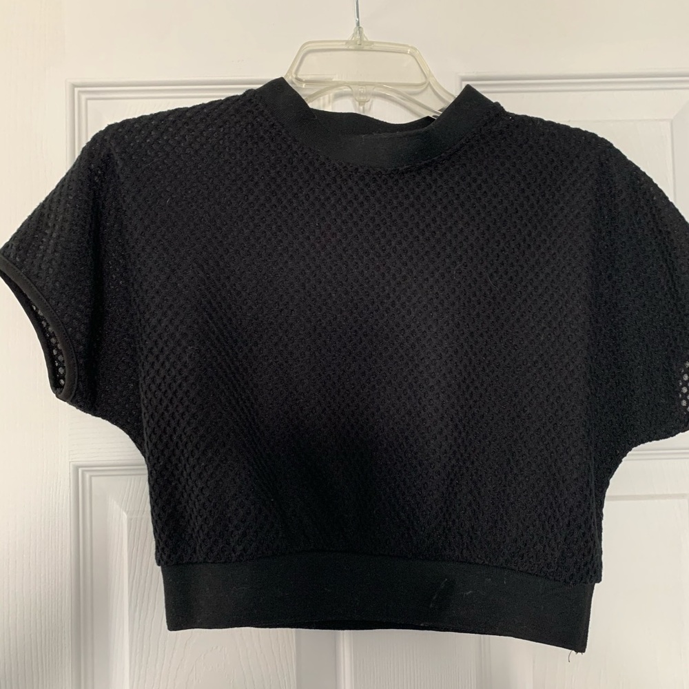 Black crop top